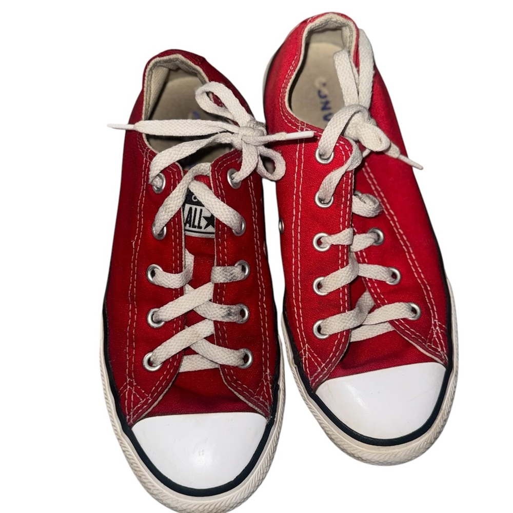 Kids Red Converse Sneakers